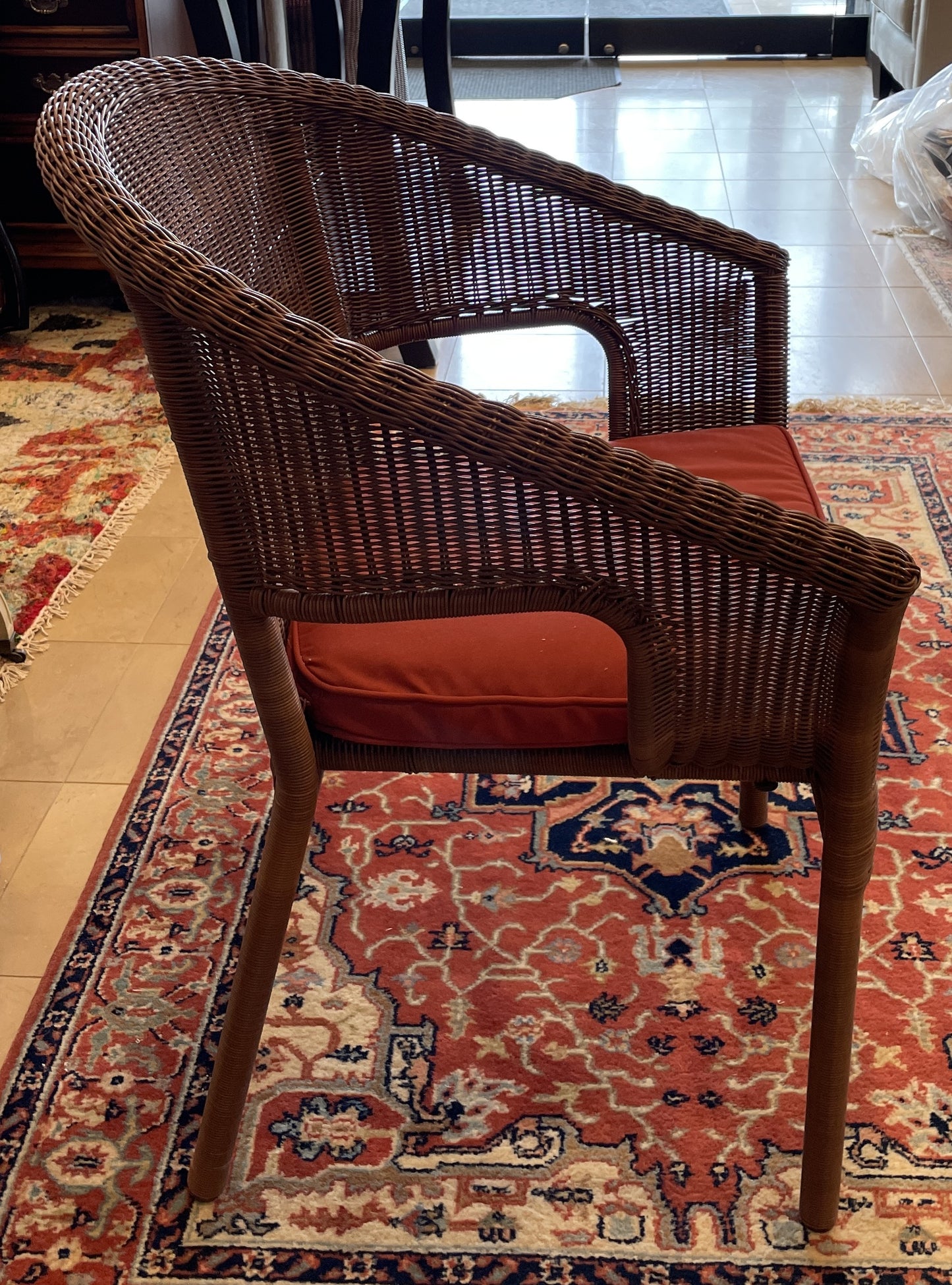 Pottery Barn Palmetto Armchairs, Set of 6