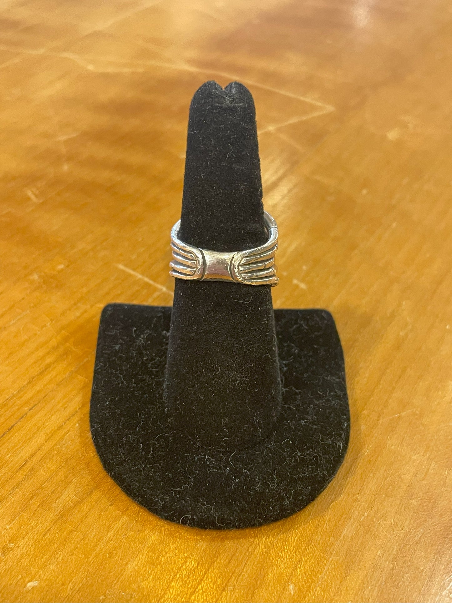 John Hardy Bamboo Stacked Sterling Ring