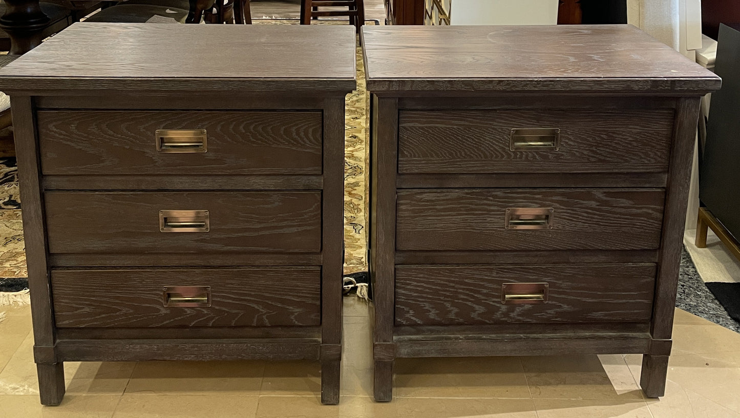 Stanley Nightstands, a pair AS IS