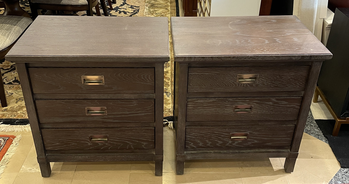 Stanley Nightstands, a pair AS IS