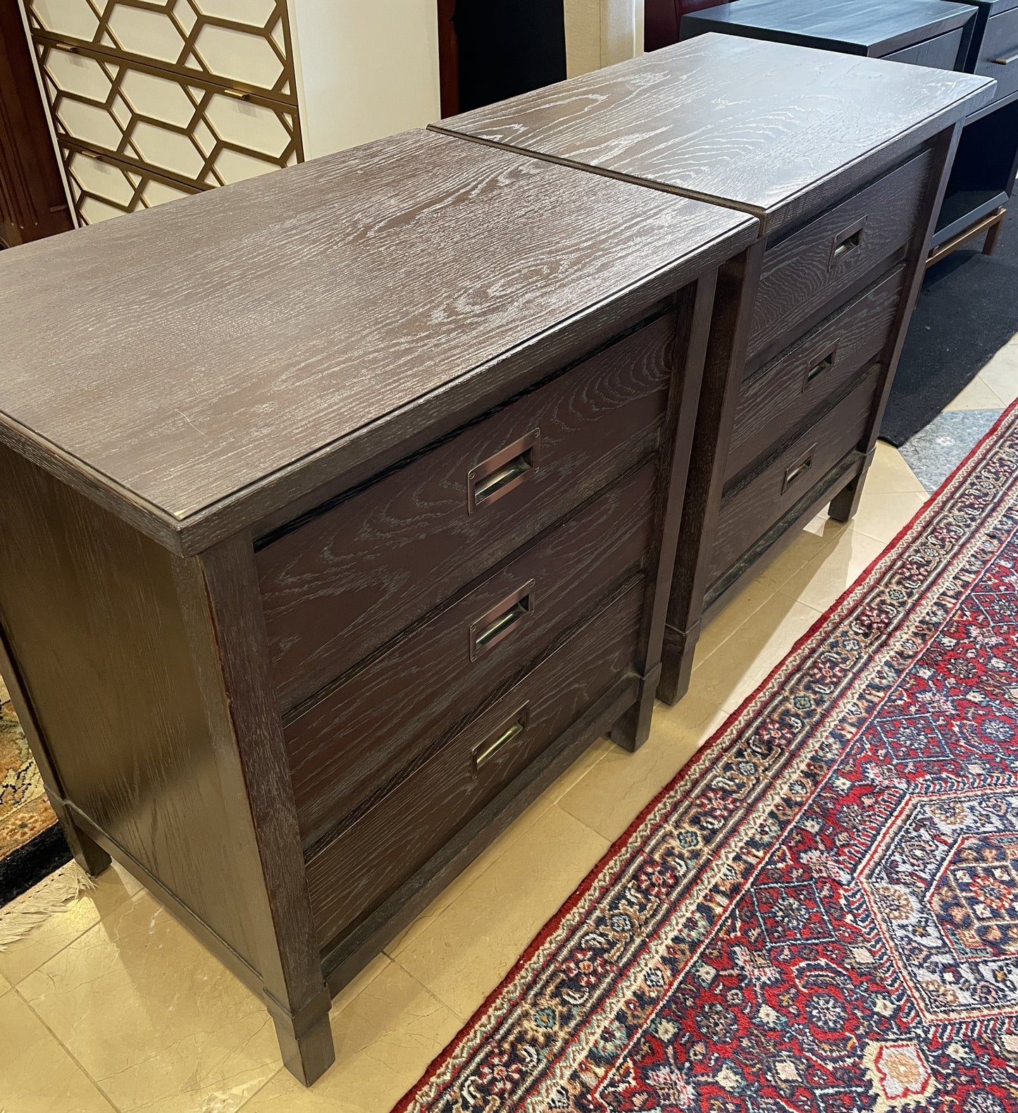 Stanley Nightstands, a pair AS IS