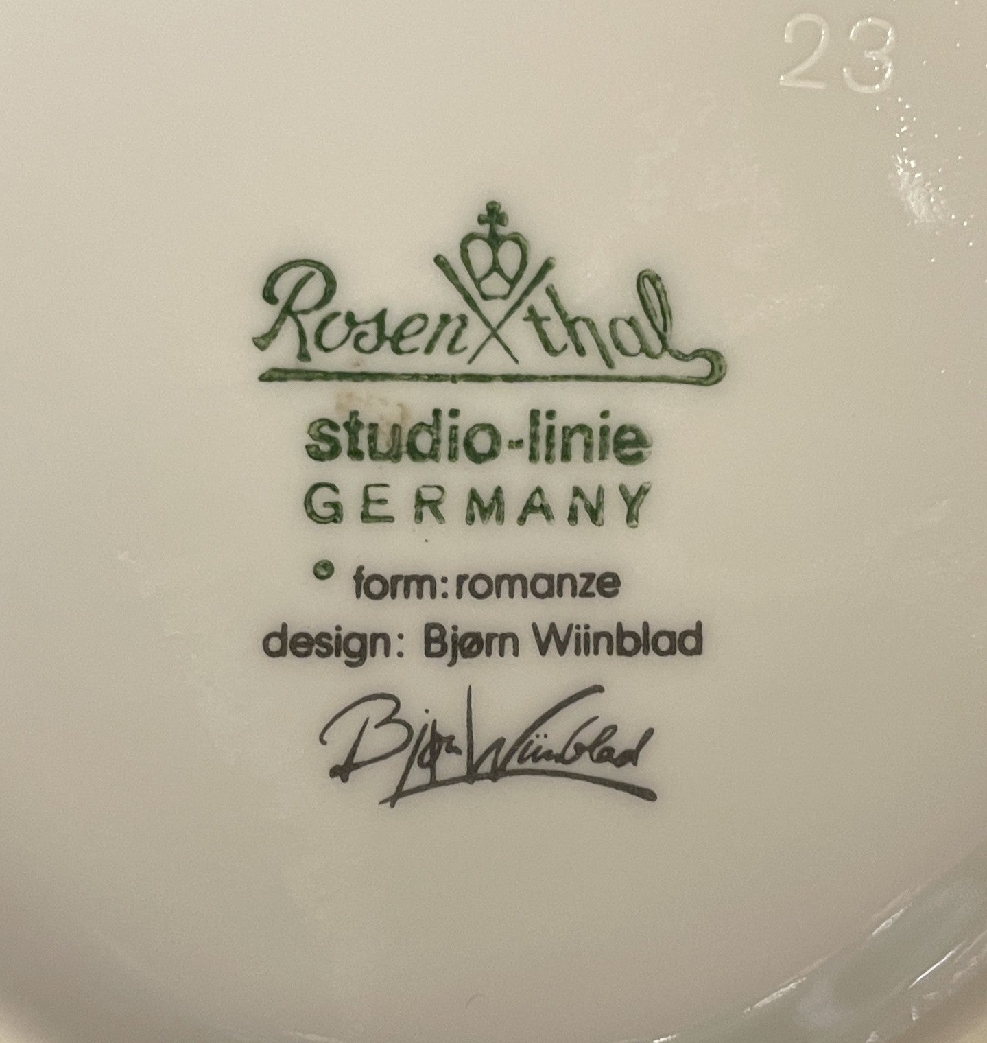 Rosenthal Romance Orchid Vase (0H600B)