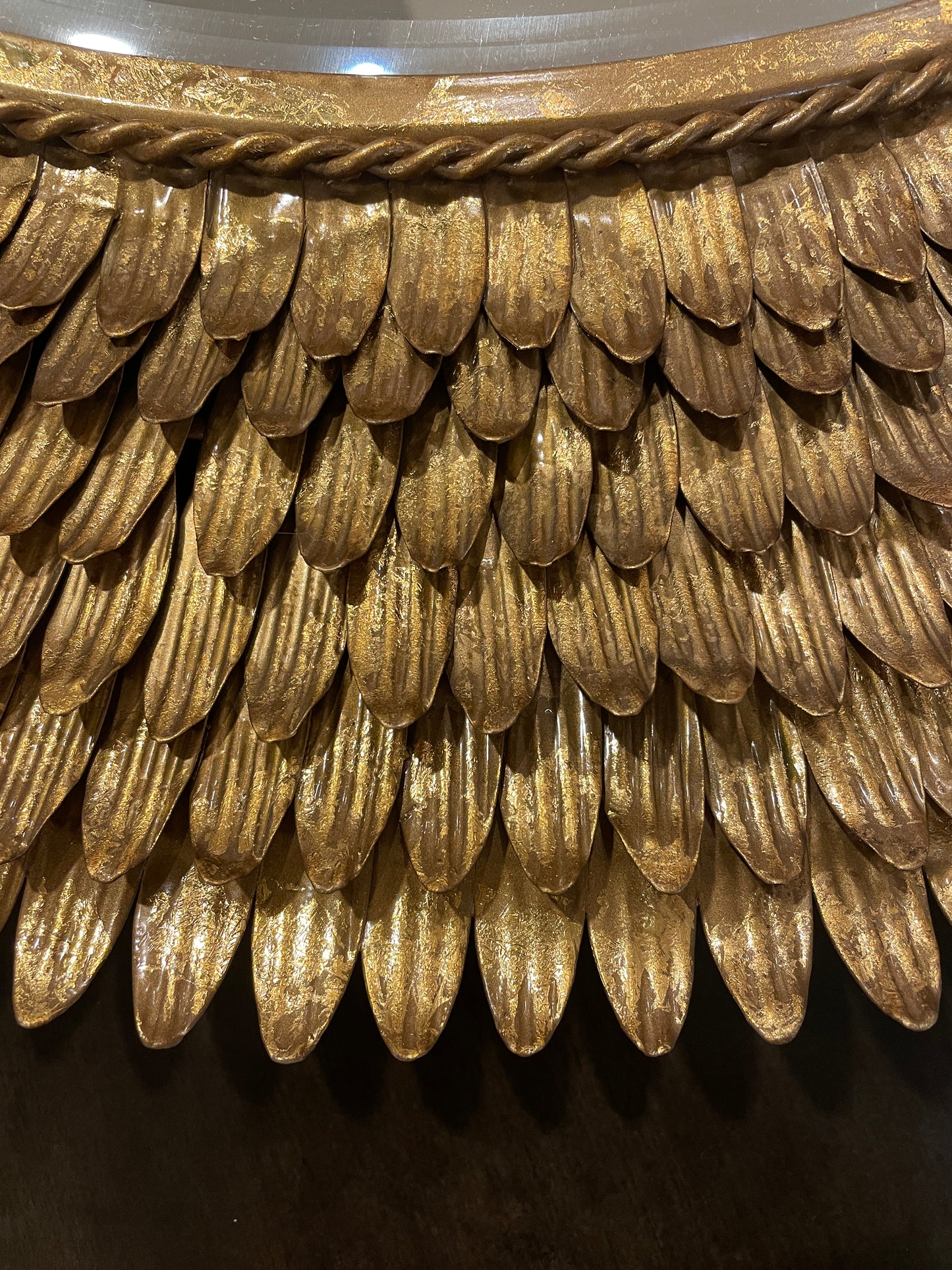 Regina Andrew Bronze "Petal" Mirror (0IV00I)