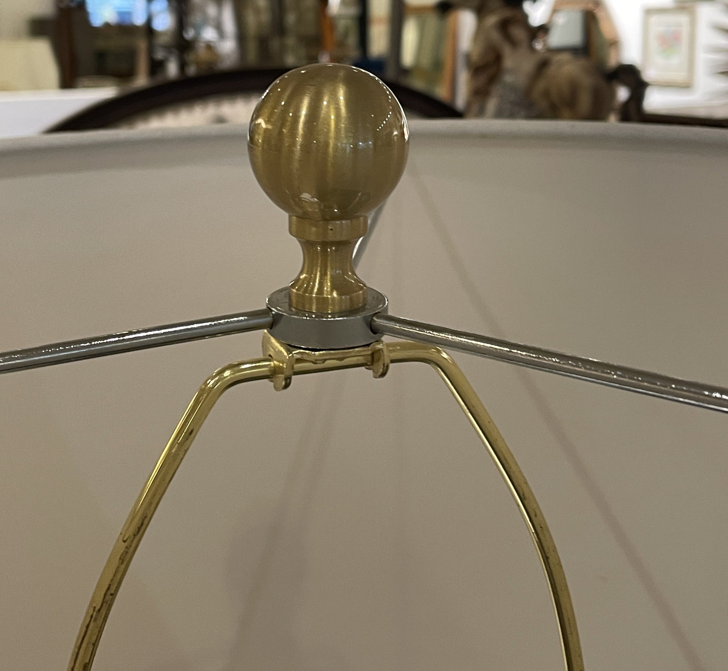 Wildwood "Mirabella" White Lamps, a pair (0IV019)