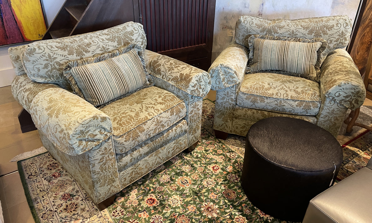 Stickley Upholstered Chair (Two available 0QK004)