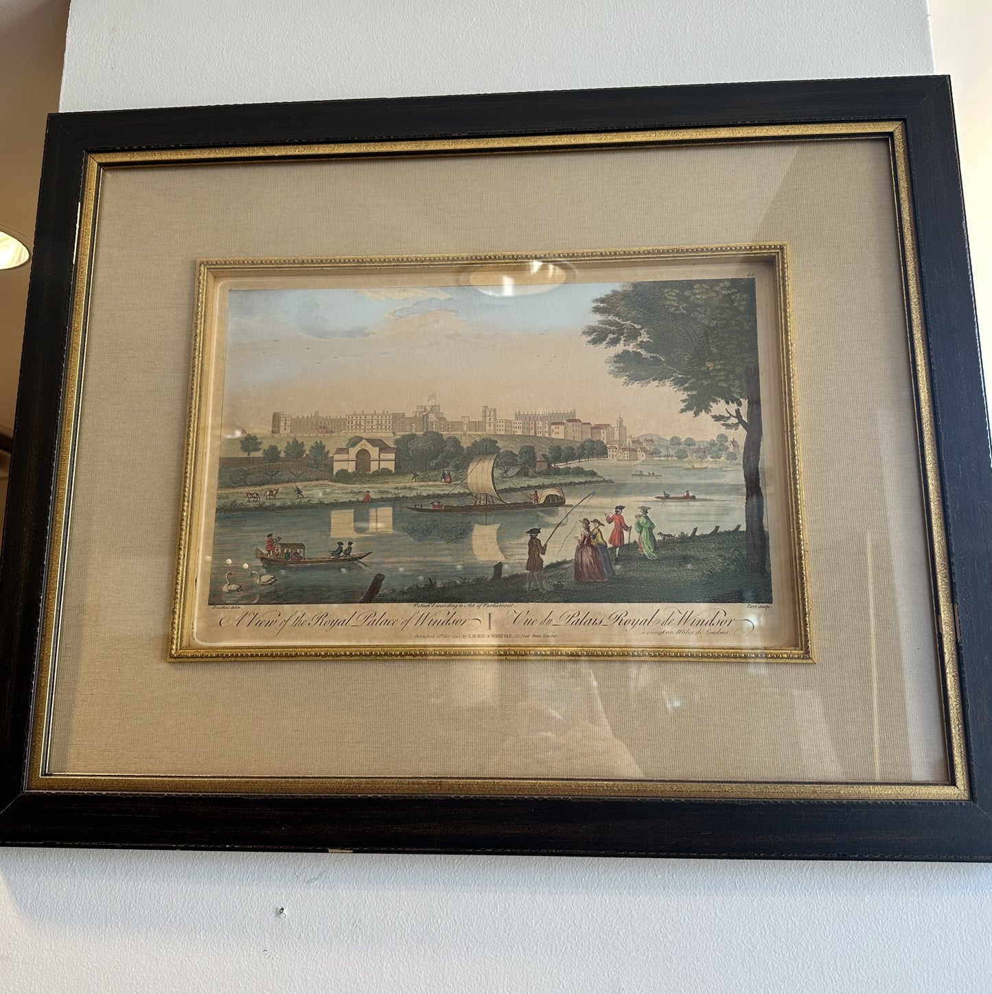 Laurie and Whittle Hand Colored Engraving Windsor (USKBXG)