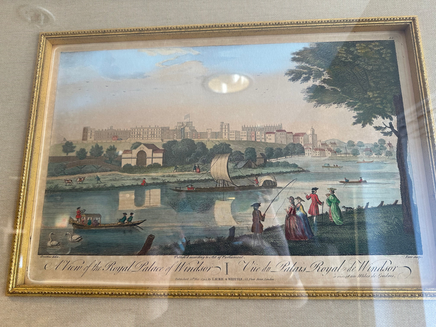 Laurie and Whittle Hand Colored Engraving Windsor (USKBXG)