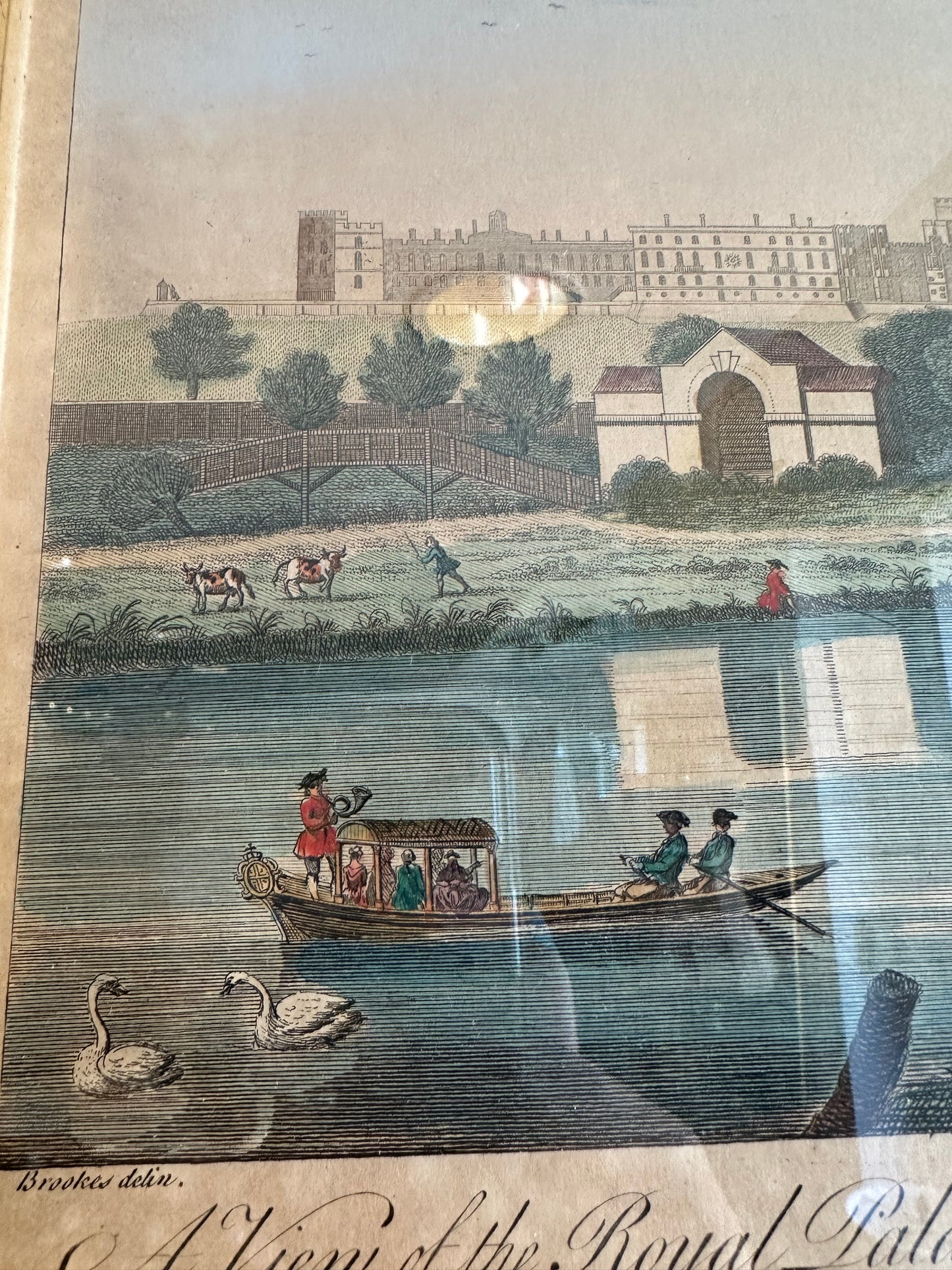 Laurie and Whittle Hand Colored Engraving Windsor (USKBXG)