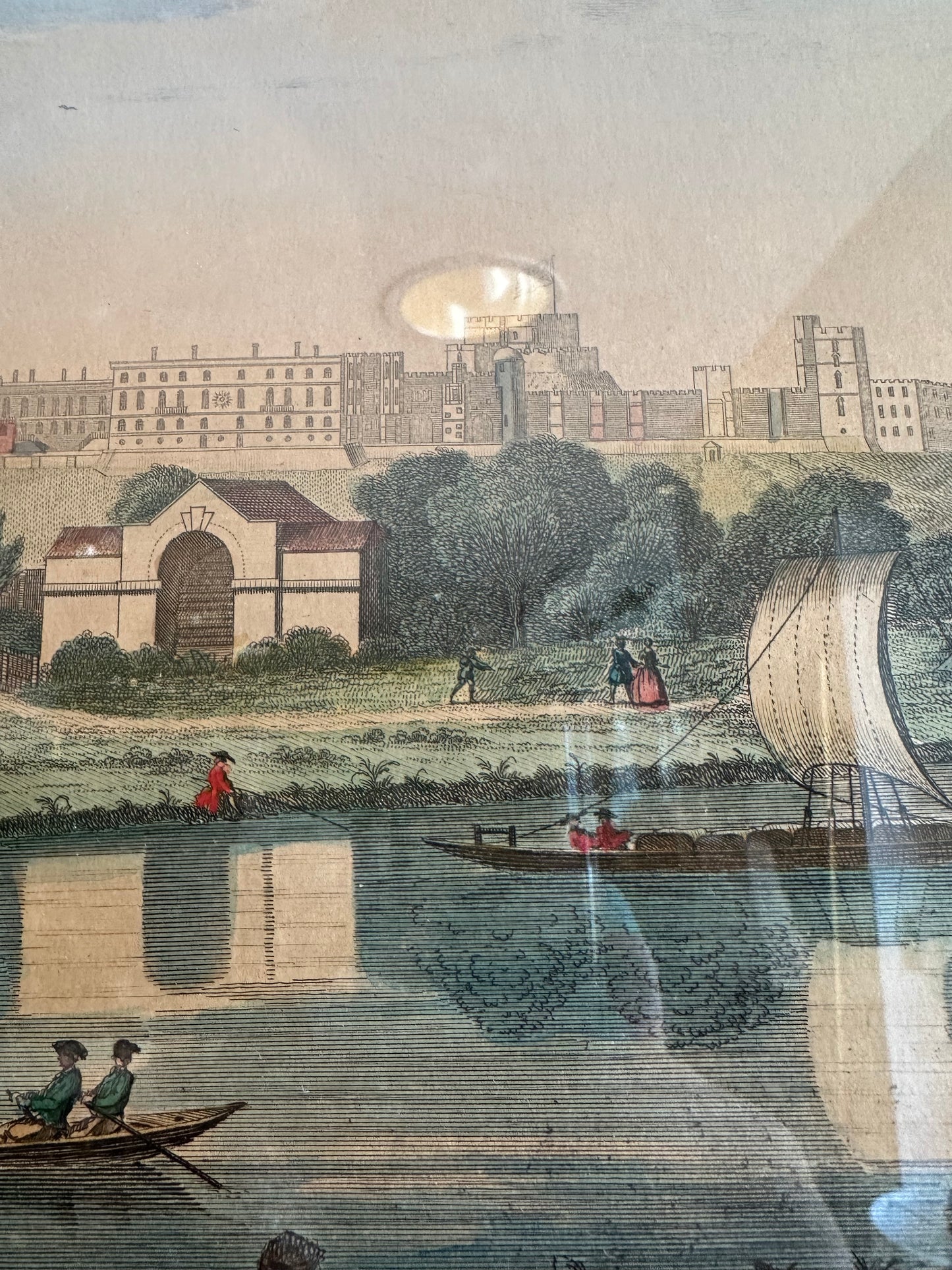 Laurie and Whittle Hand Colored Engraving Windsor (USKBXG)