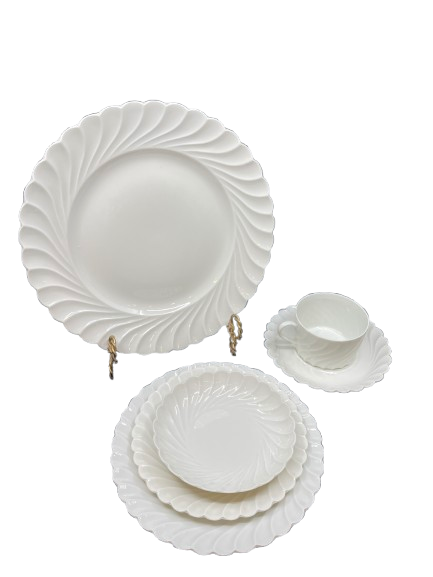 Haviland Torse White Complete Set for 10 (0DW019)