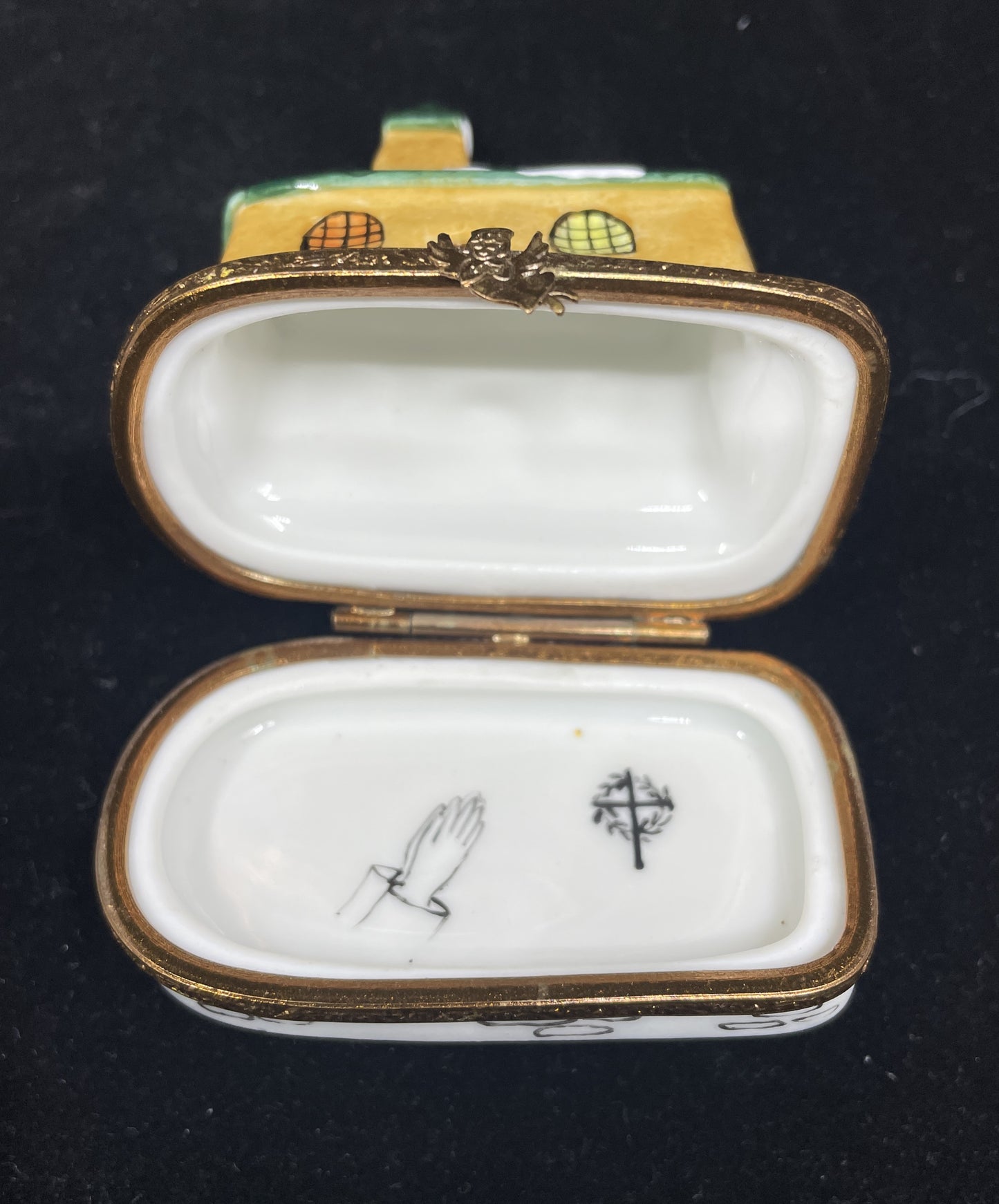 Limoges Trinket Box, Church (0IT003)