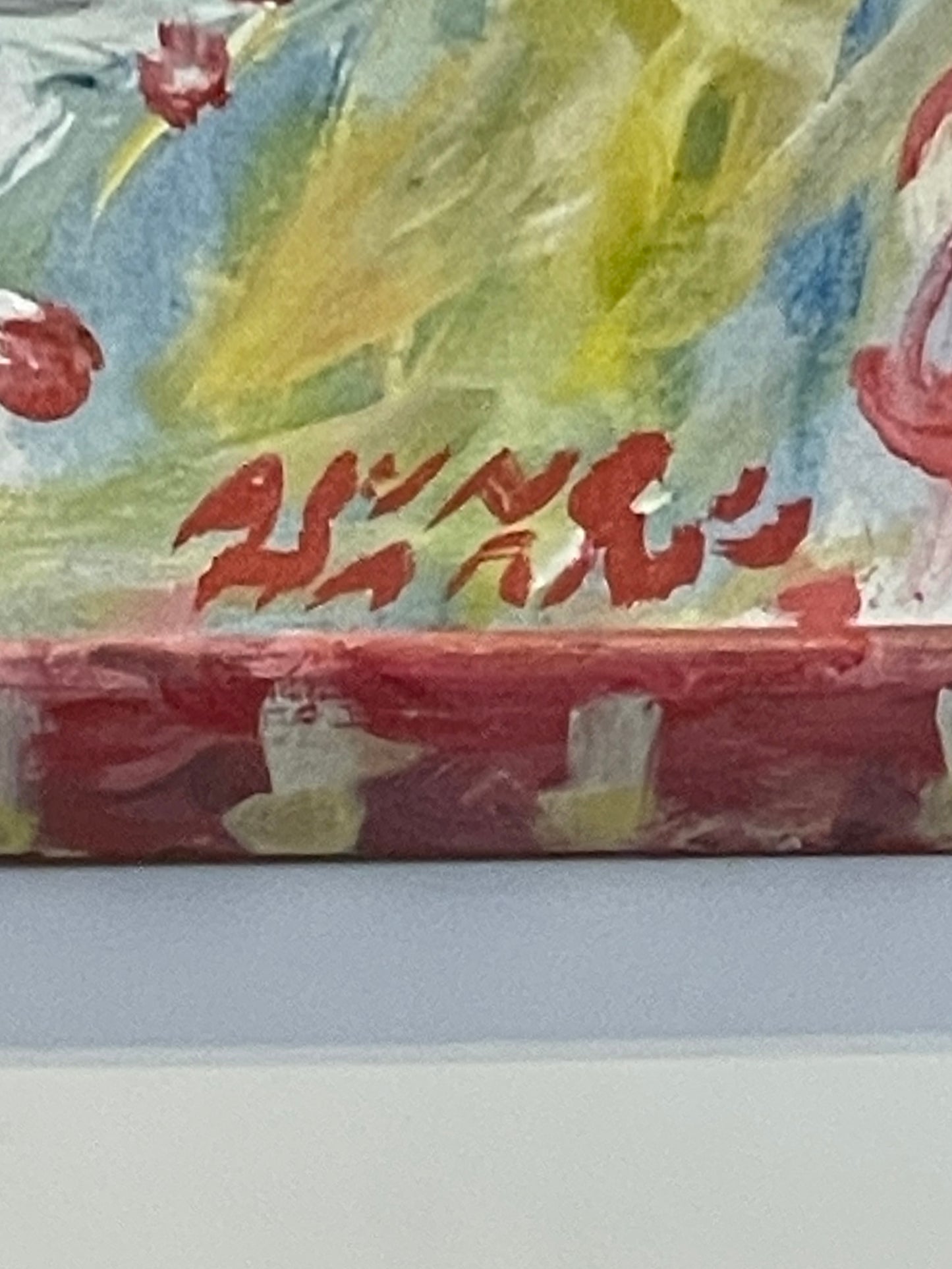 Anne Harris Angels in a line acrylic on canvas (0GF00F)