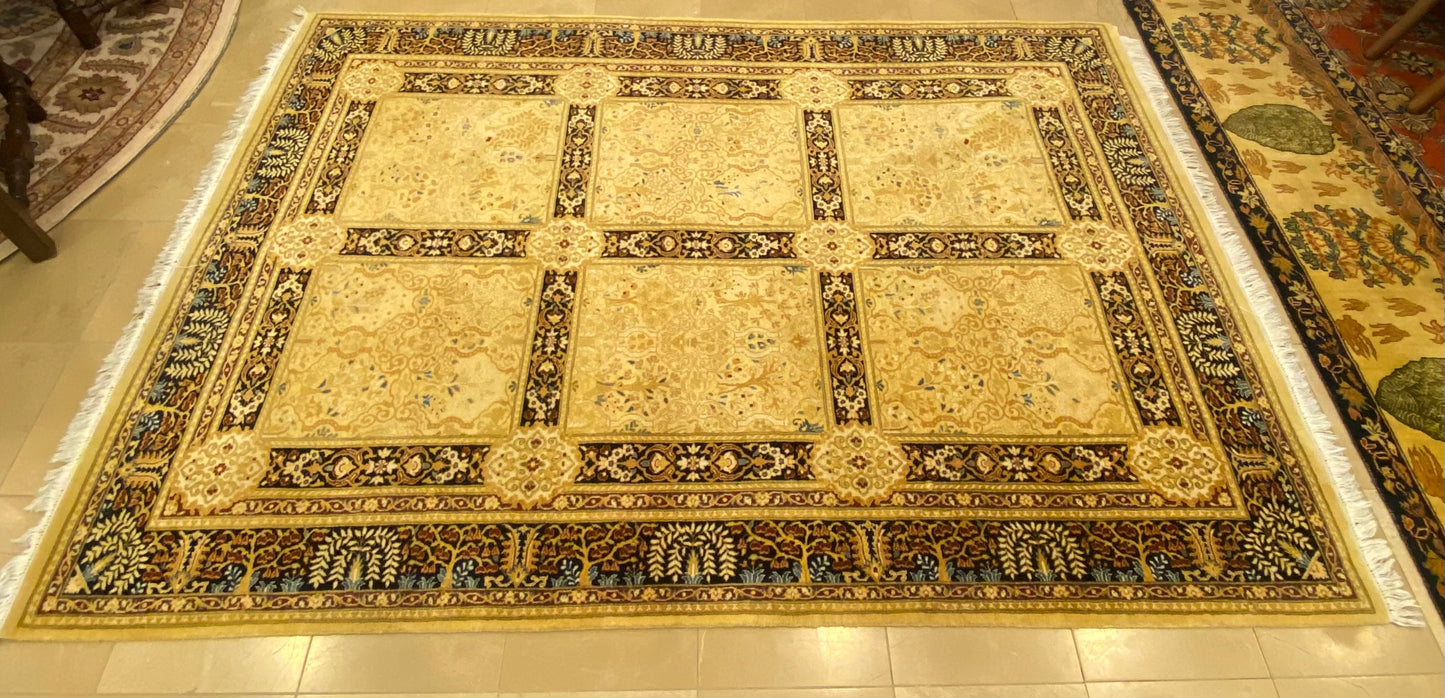 Hand Knotted Rug (7x5) (3ST93U)