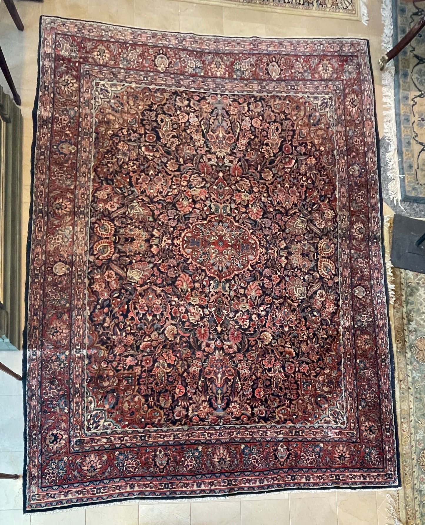 Hand Knotted Wool Rug, Persian (0HP01H)