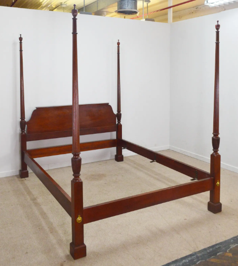 Baker Mahogany Four Poster Queen Bed (0CZ002)