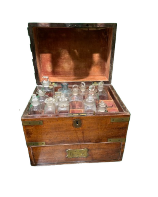 Antique Desktop Medical Campaign Apothecary (0DW00A)