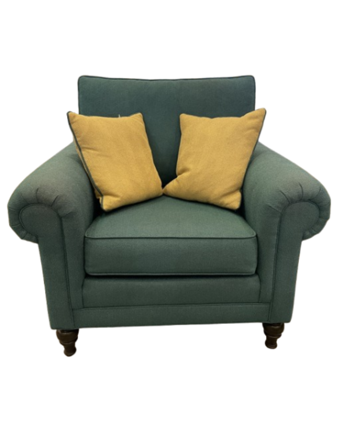 Ethan Allen Occasional Chair in Teal-2 available (03G00A)