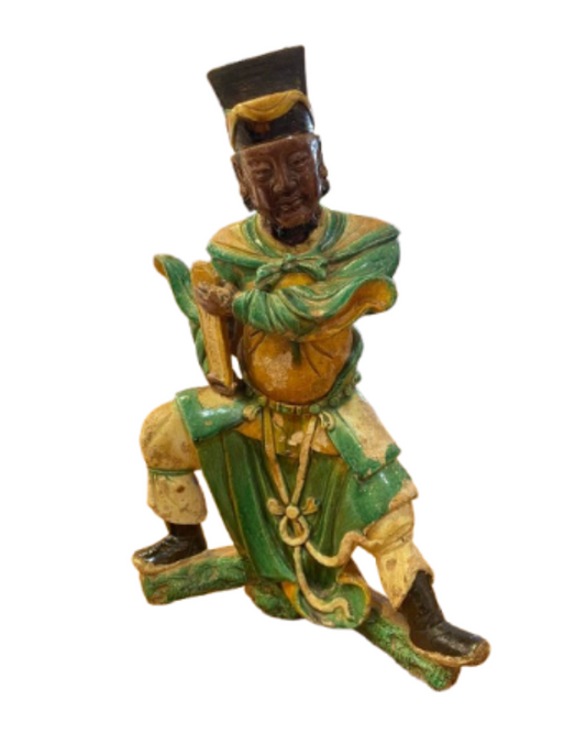 Antique Immortal Roof Tile Sculpture (W92NN5)