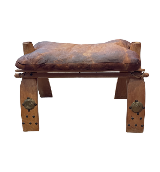 Vintage Camel Saddle/Foot Rest (0B1006)