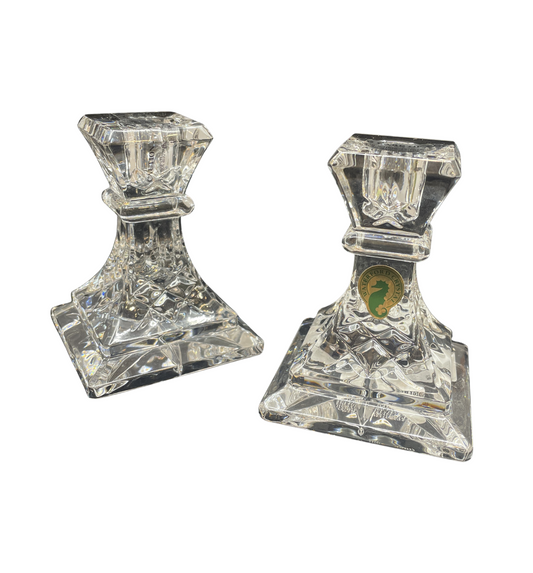 Waterford Lismore 4" Candlesticks with box (0FV001)