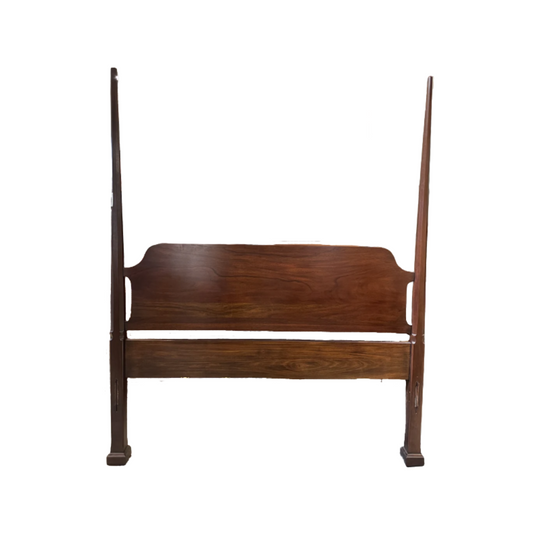 Henkel Harris Mahogany Canopy Queen Bed (3Q18X3)