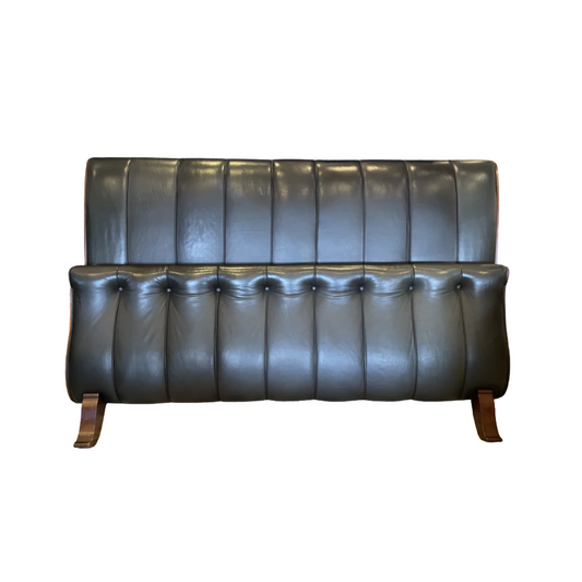 Hickory Chair Body-Calla King Bed Leather AS IS