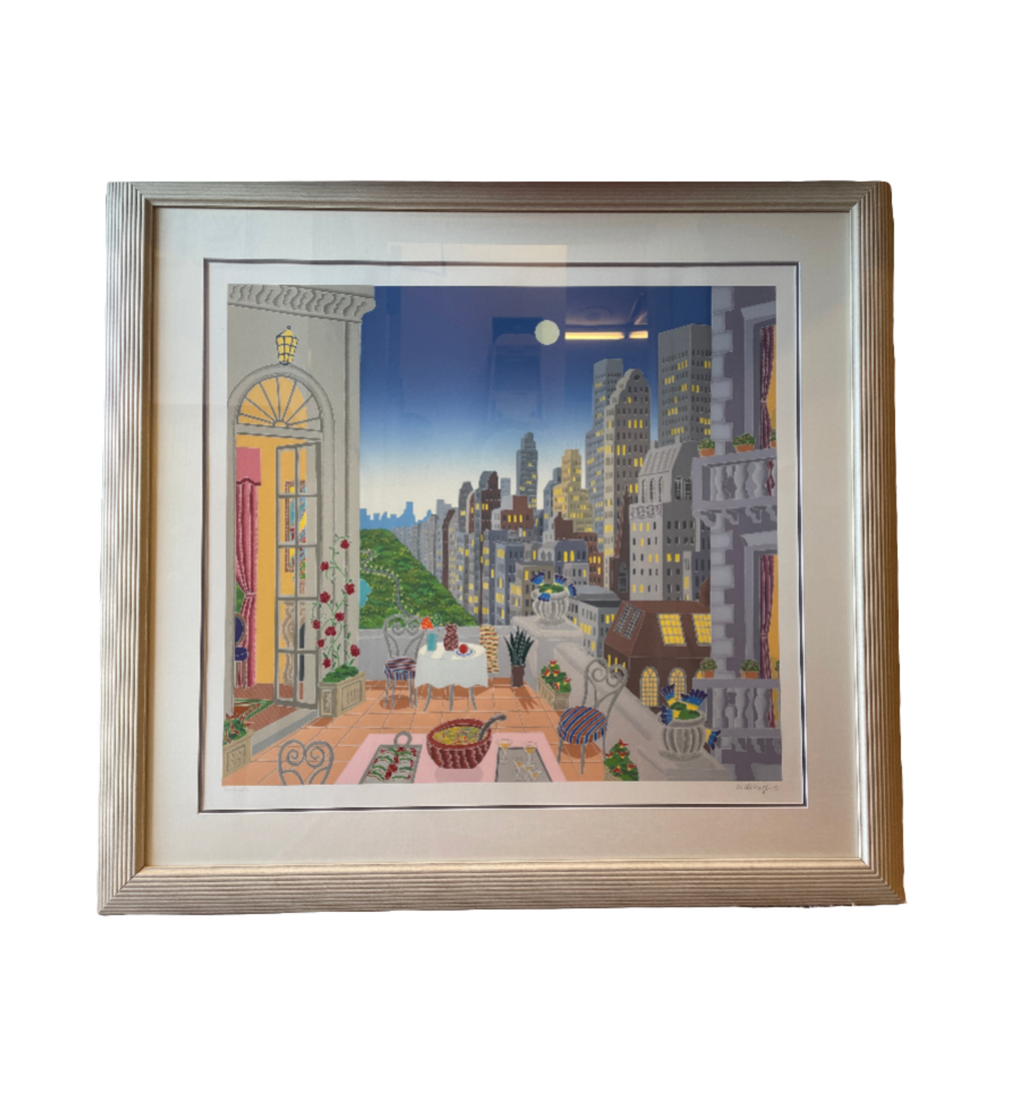 McKnight "Ports of Call" Lithograph, Signed and numbered