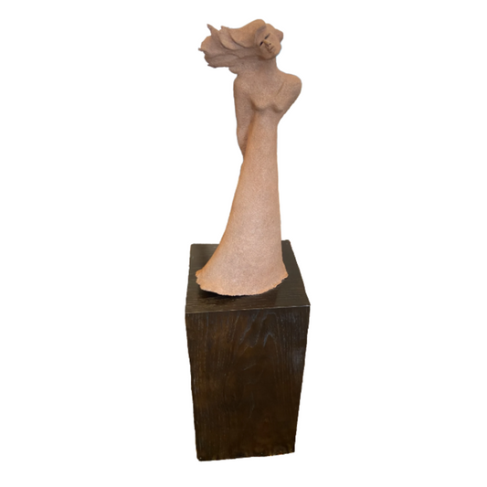 Barbara Majeski Terracotta Woman on Stand (LP5ZSJ)