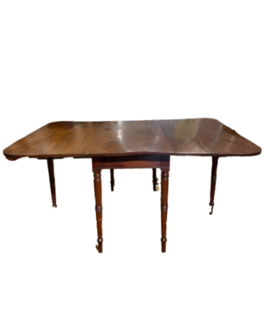 Antique Mahogany Gate Leg Dining Table (0DW00M)