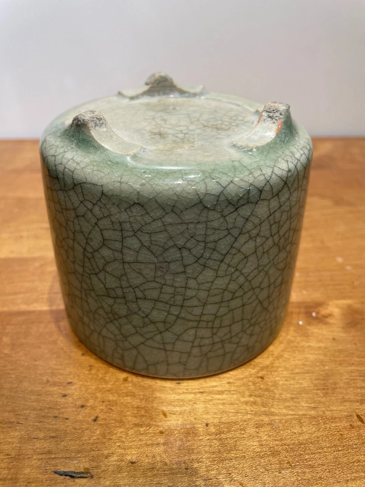 Celadon Ming Brush Pot (17218)
