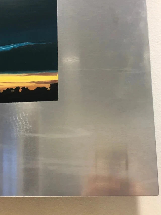 Mai Wyn Schantz (American, 2003-present) Oil on Stainless Steel (20768)