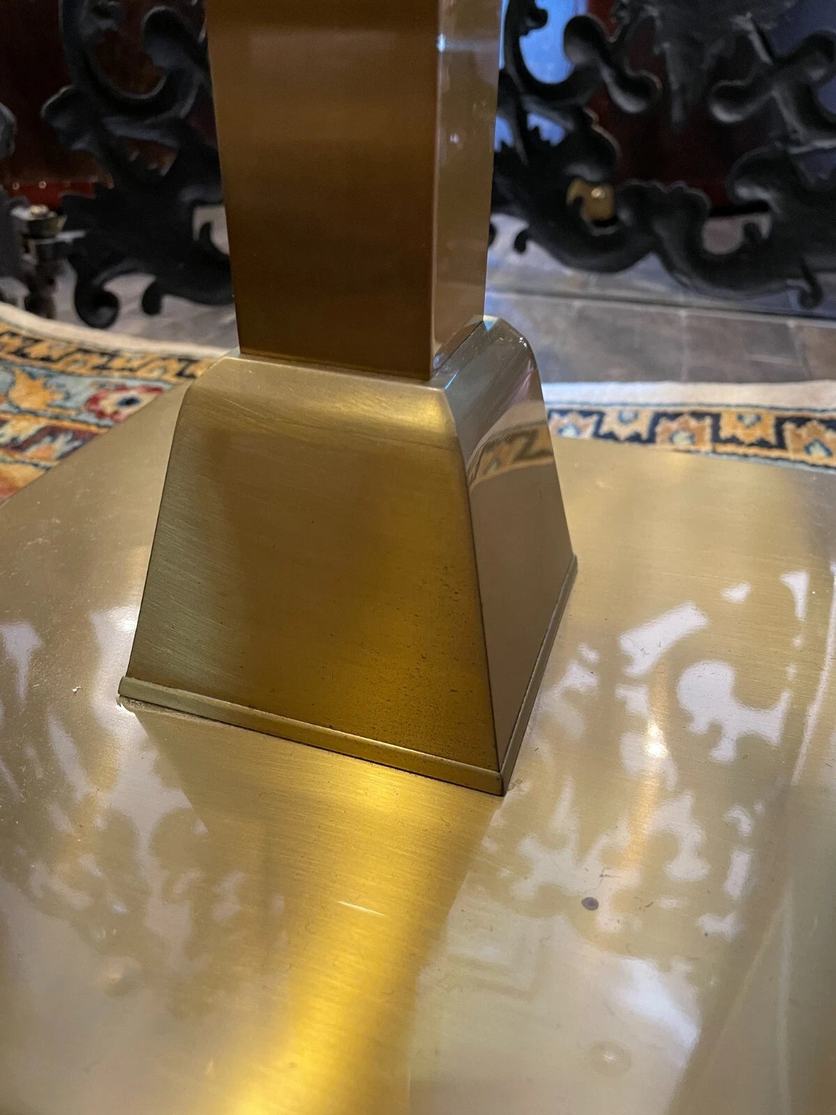 Wildwood Brushed Brass Torchiere (22730)