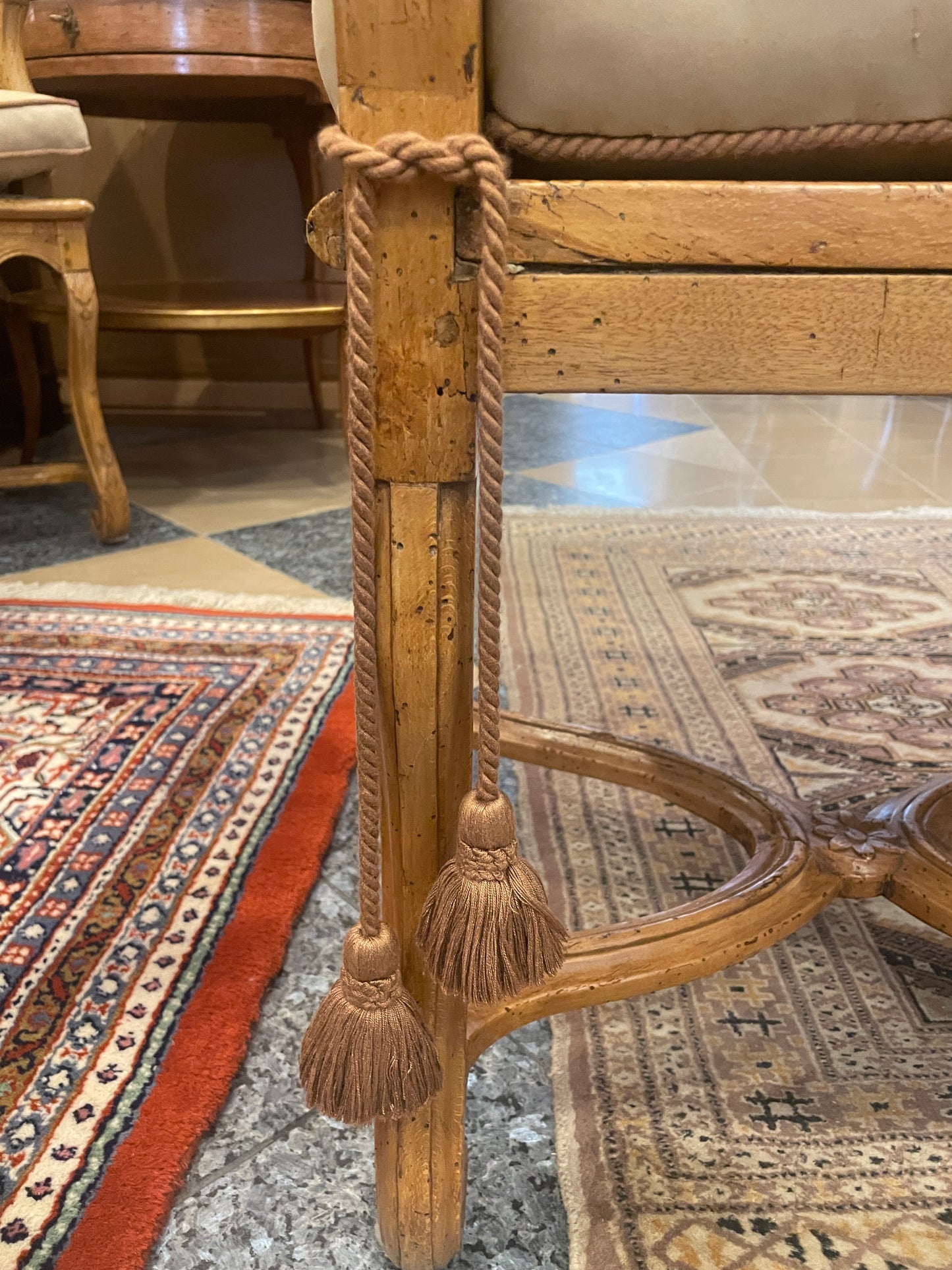 Antique Louis XV Fauteuil, AS IS (Two available 0O4005, 0O4006)