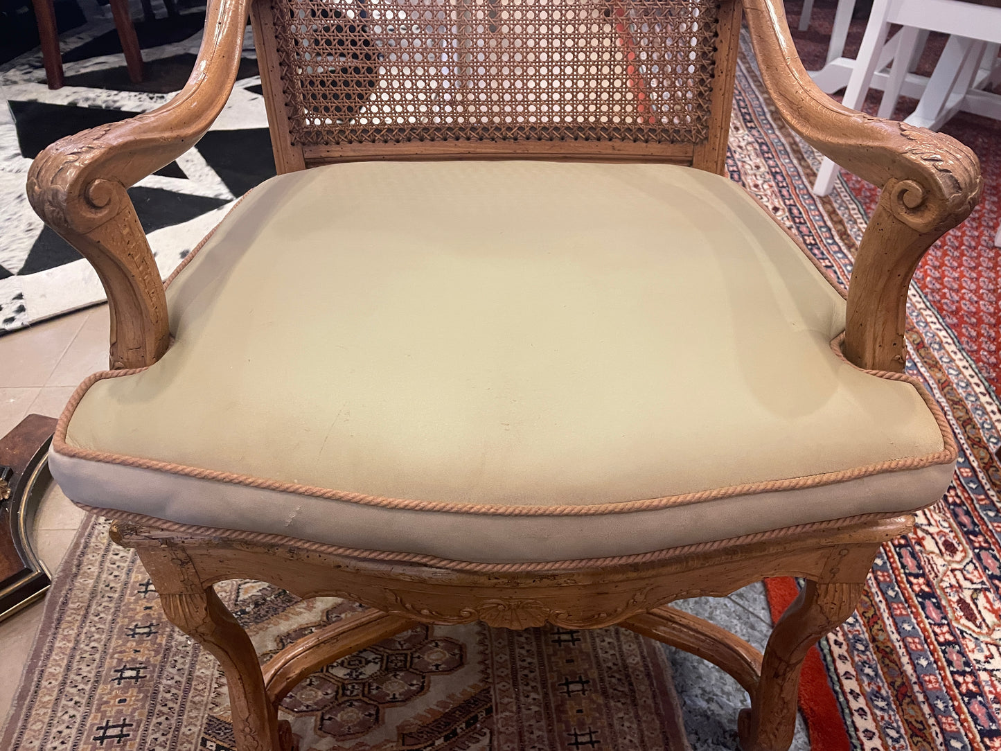Antique Louis XV Fauteuil, AS IS (Two available 0O4005, 0O4006)