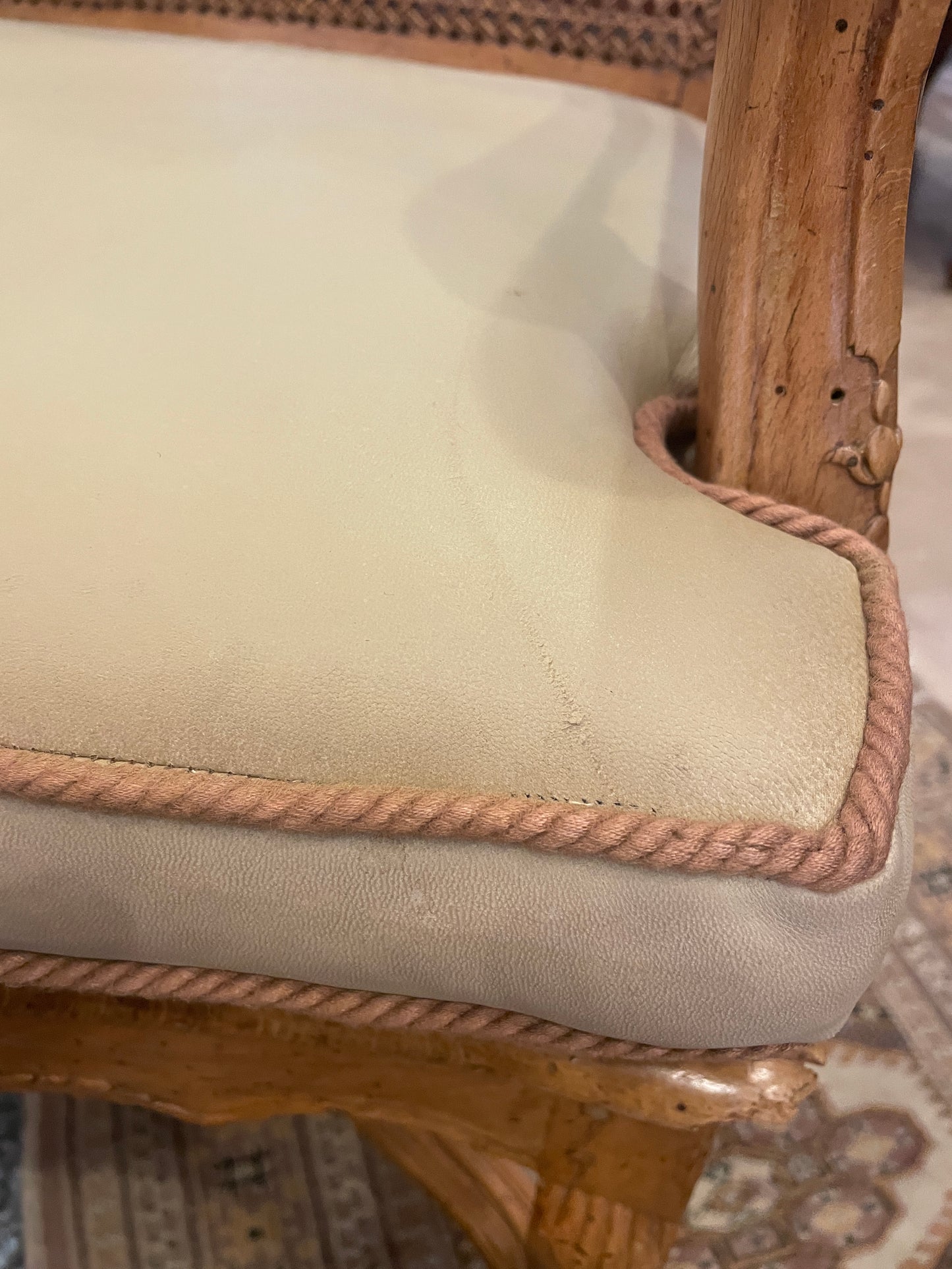 Antique Louis XV Fauteuil, AS IS (Two available 0O4005, 0O4006)