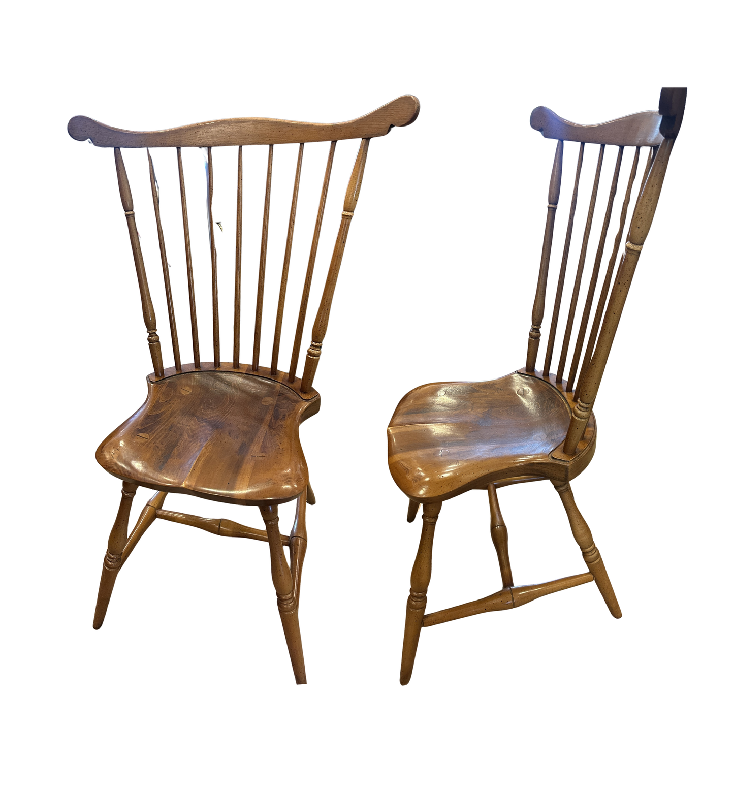 Set of 4 Wright Table Company Windsor Chairs (0C401F)