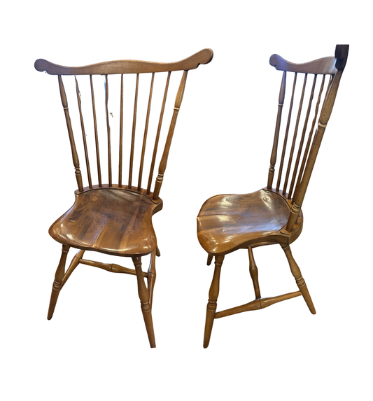 Set of 4 Wright Table Company Windsor Chairs (0C401F)
