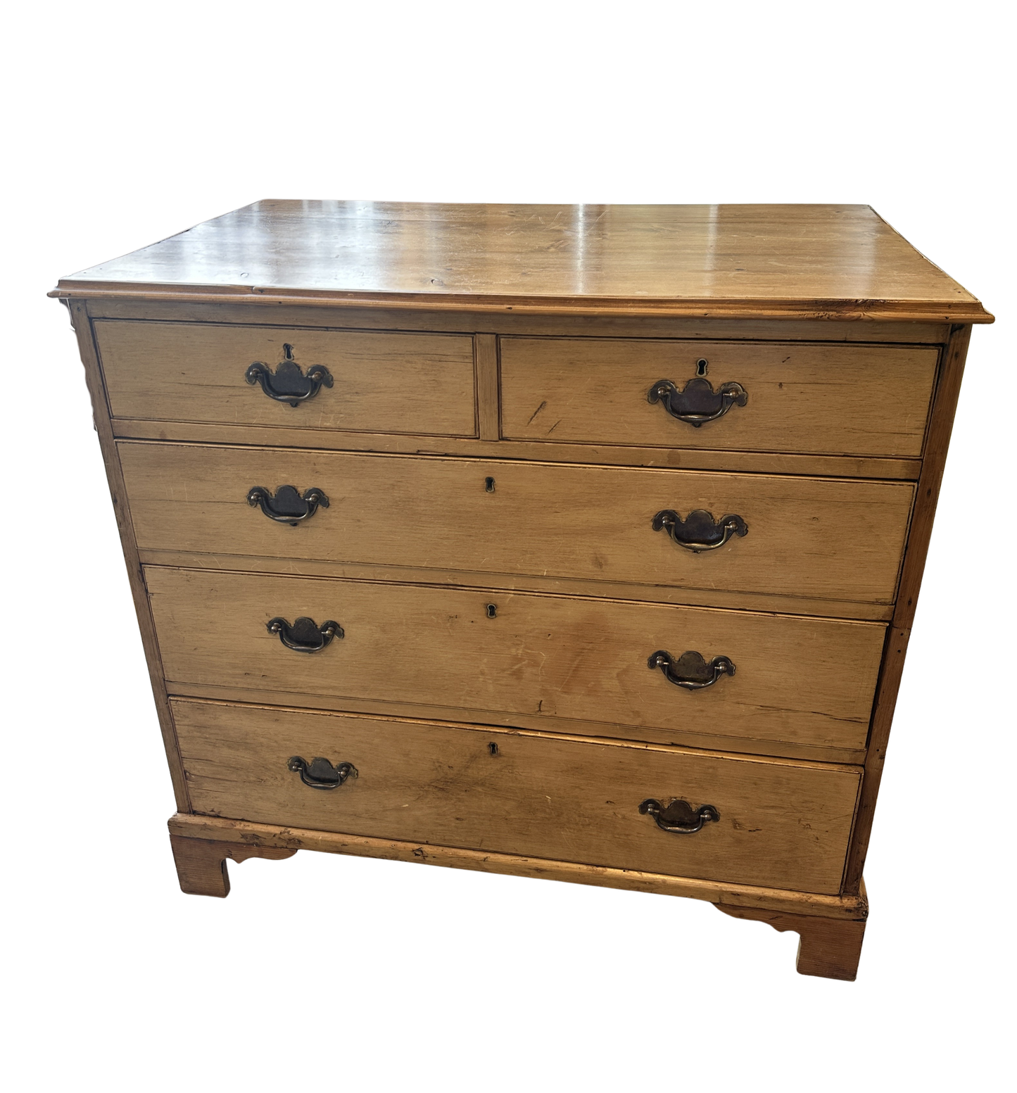 Antique Pine Block Front Chest (0NW00E)