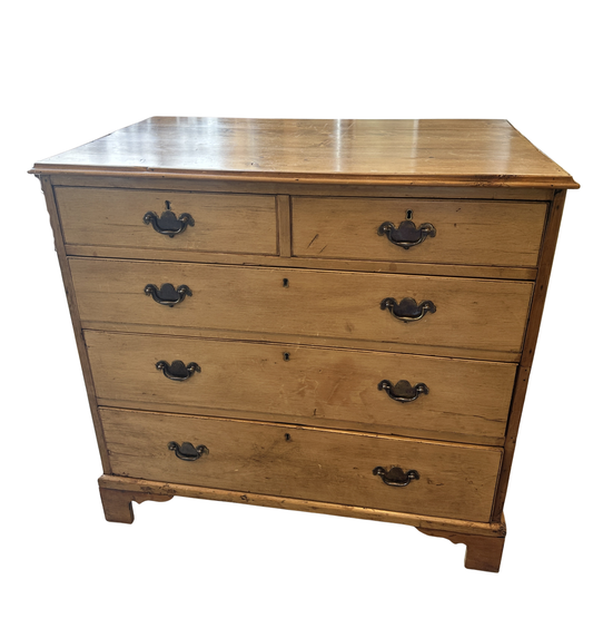 Antique Pine Block Front Chest (0NW00E)