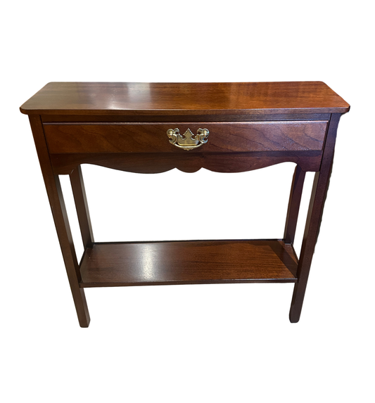 Mahogany Narrow Console Table with Drawer (0C400R)