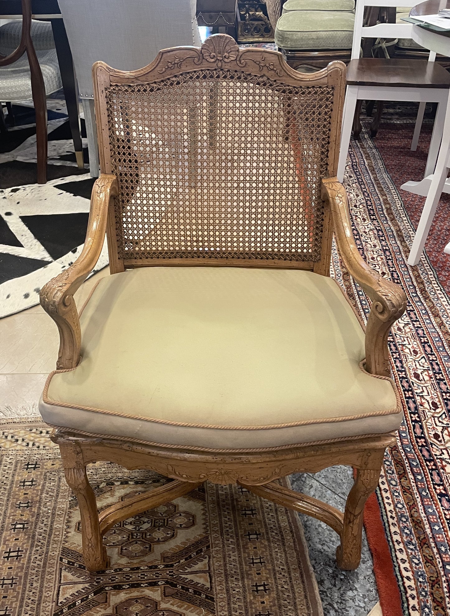 Antique Louis XV Fauteuil, AS IS (Two available 0O4005, 0O4006)