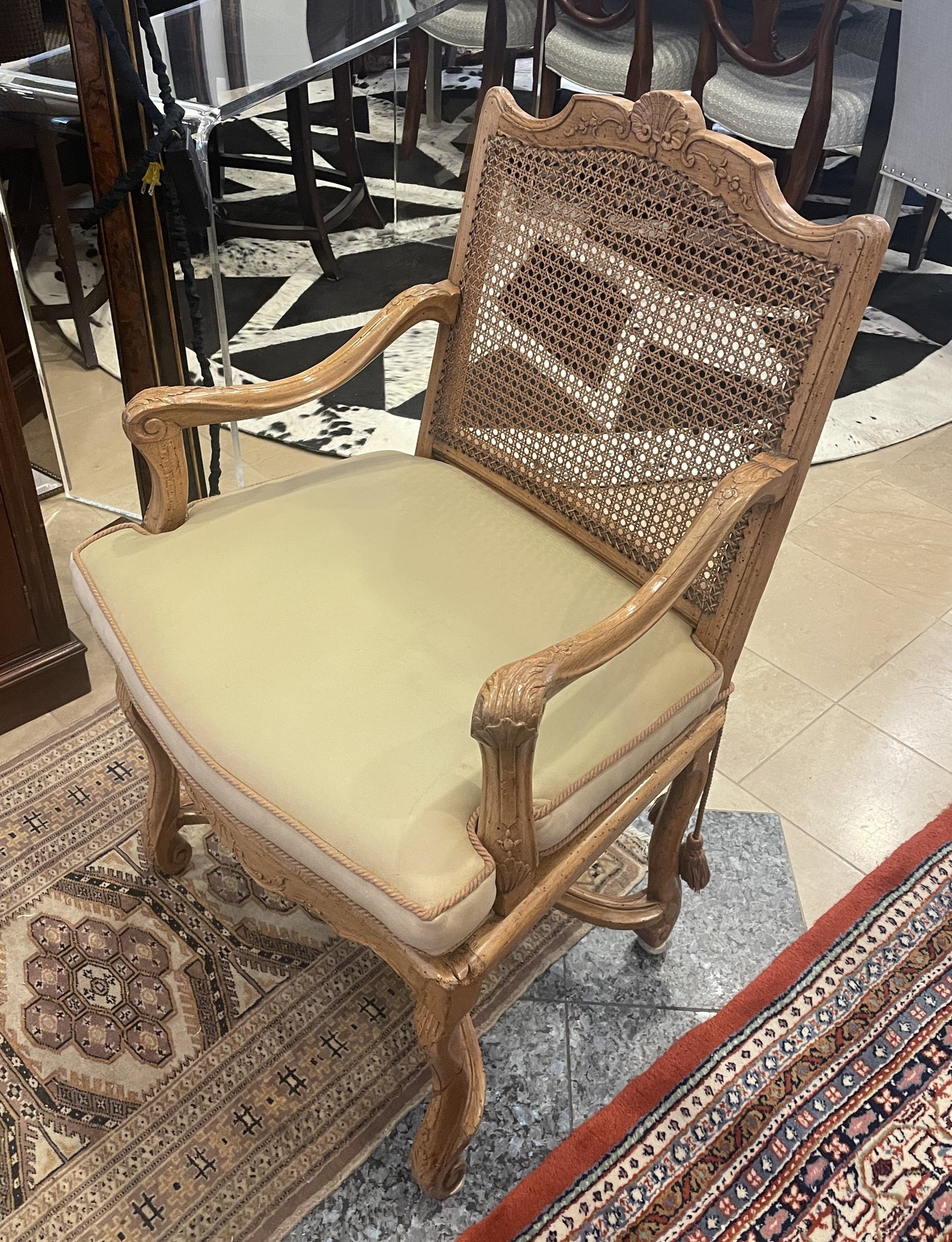 Antique Louis XV Fauteuil, AS IS (Two available 0O4005, 0O4006)