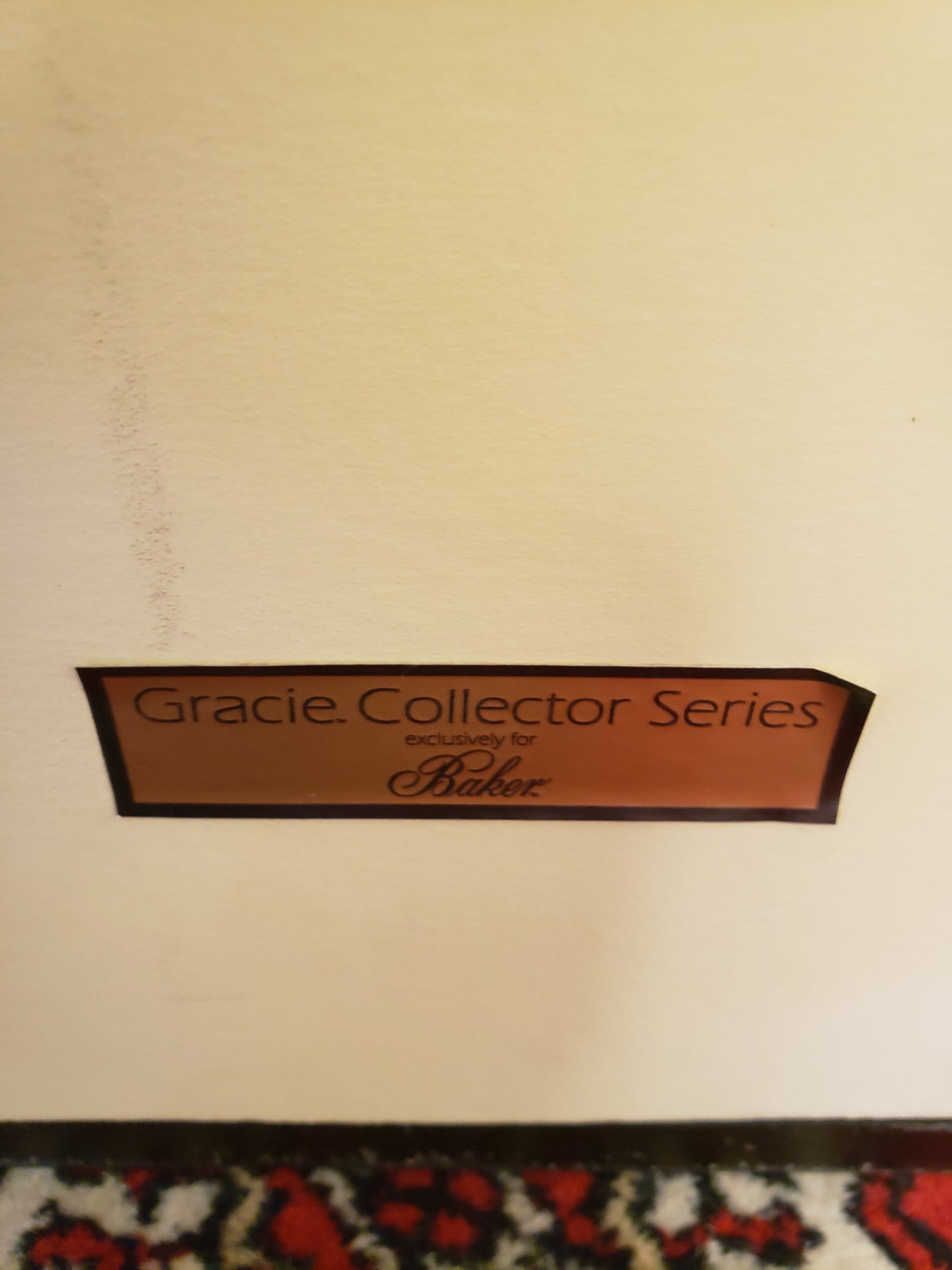 Gracie Collector Series for Baker Furniture Peacock Panel
