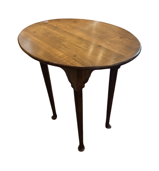 Michael Camp Bench Made Oval End Table (0C4019)