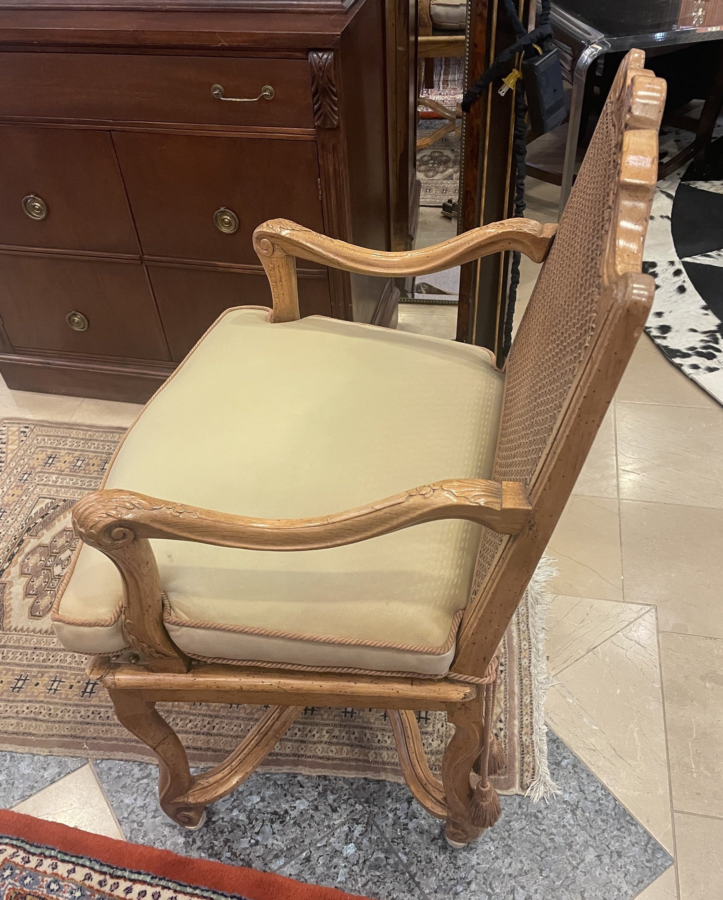 Antique Louis XV Fauteuil, AS IS (Two available 0O4005, 0O4006)