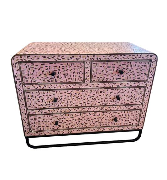 Moe's Home Collection Waterfall Dresser in Pink (0NY001)