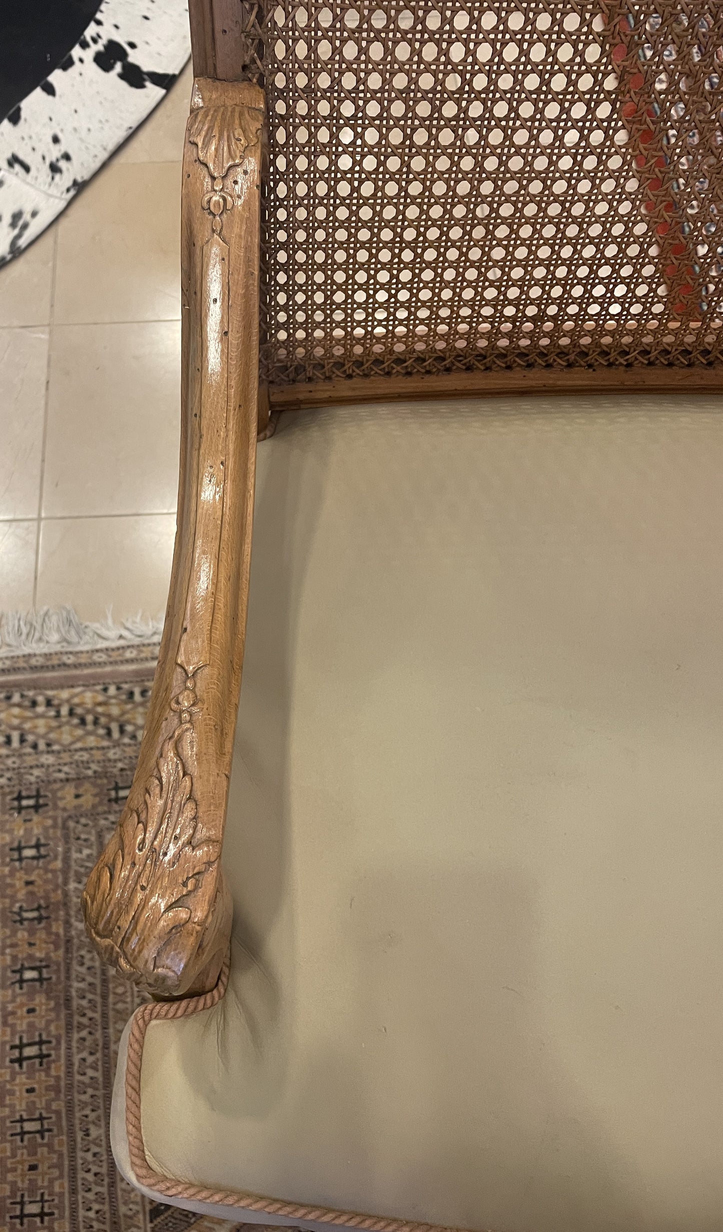 Antique Louis XV Fauteuil, AS IS (Two available 0O4005, 0O4006)