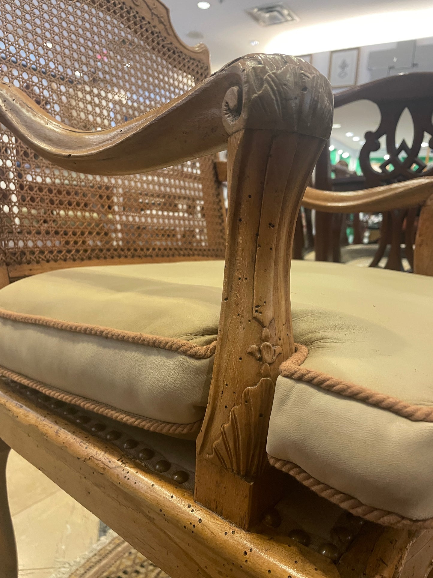 Antique Louis XV Fauteuil, AS IS (Two available 0O4005, 0O4006)
