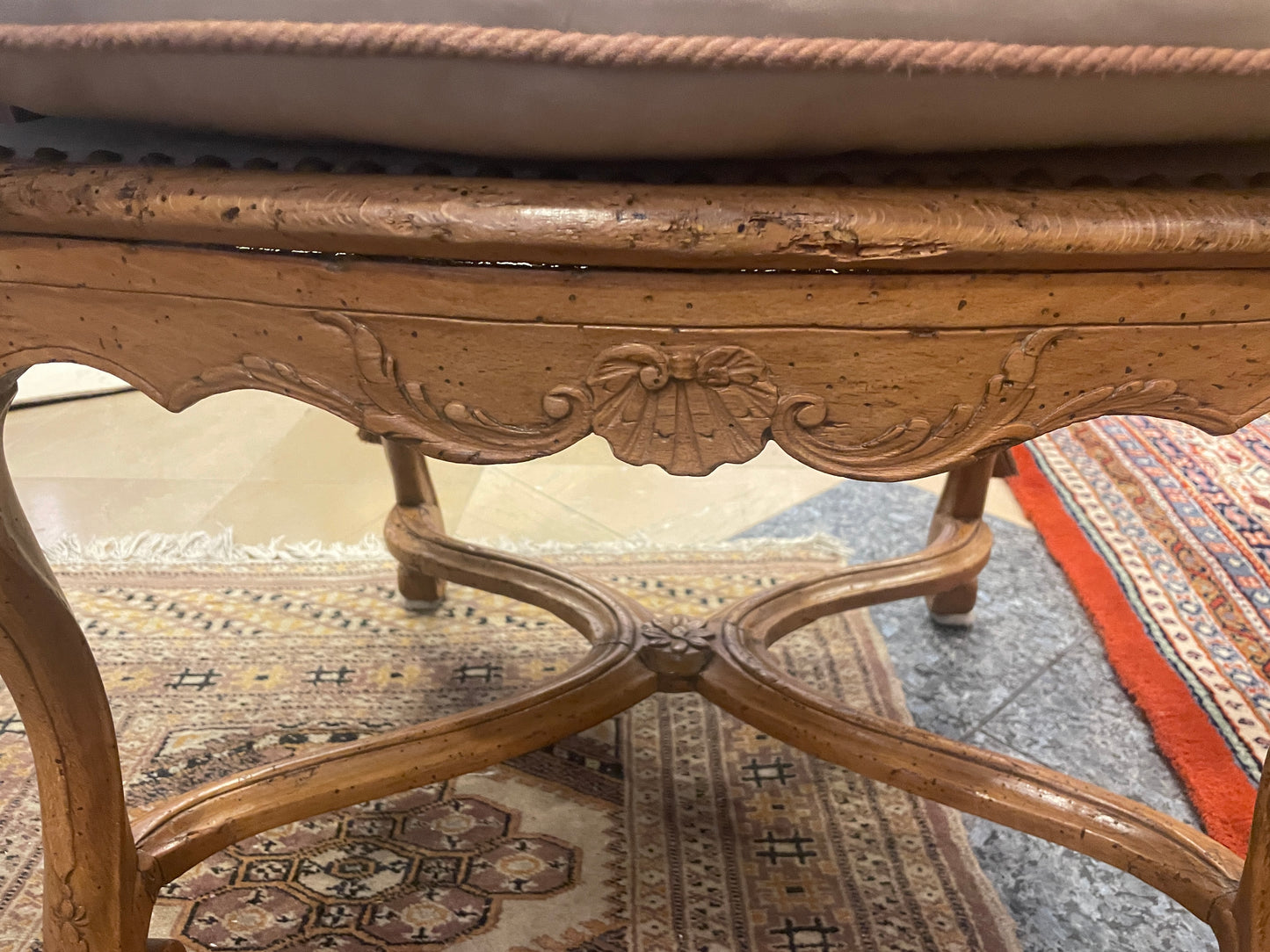 Antique Louis XV Fauteuil, AS IS (Two available 0O4005, 0O4006)