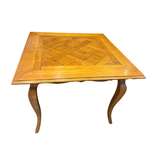 Pierre Colletier Oak Parquet Game Table (0NW006, 0NW005) (Two Available)